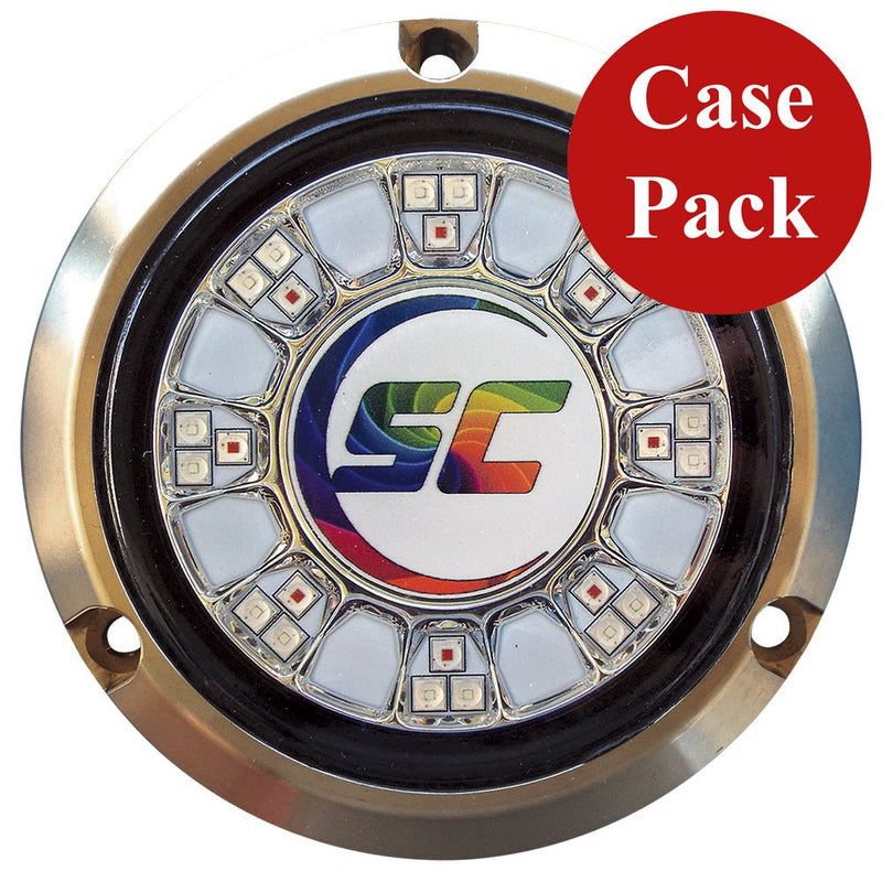 Shadow- Caster SCR-24 Bronze Underwater Light - 24 LEDs - Full Color Changing - *Case of 4* [SCR-24-CC-BZ-10CASE] - Houseboatparts.com