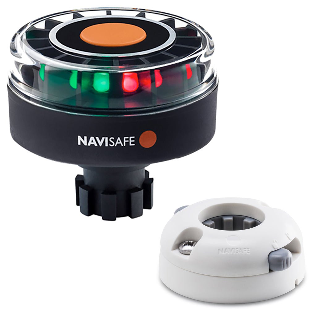 Navisafe Navilight Tricolor 2NM w/Navibolt Base Horizontal Mount - White [342KIIT5] - Houseboatparts.com