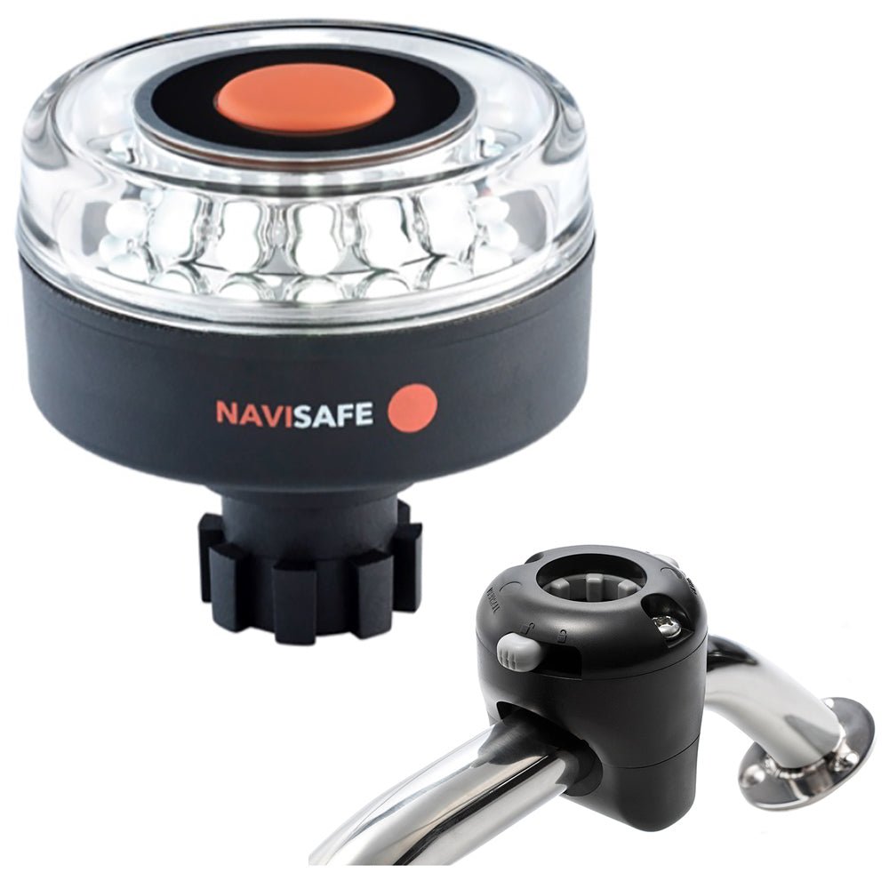 Navisafe Navilight 360 2NM w/Navibolt Base Rail Mount - Black [042KIT] - Houseboatparts.com