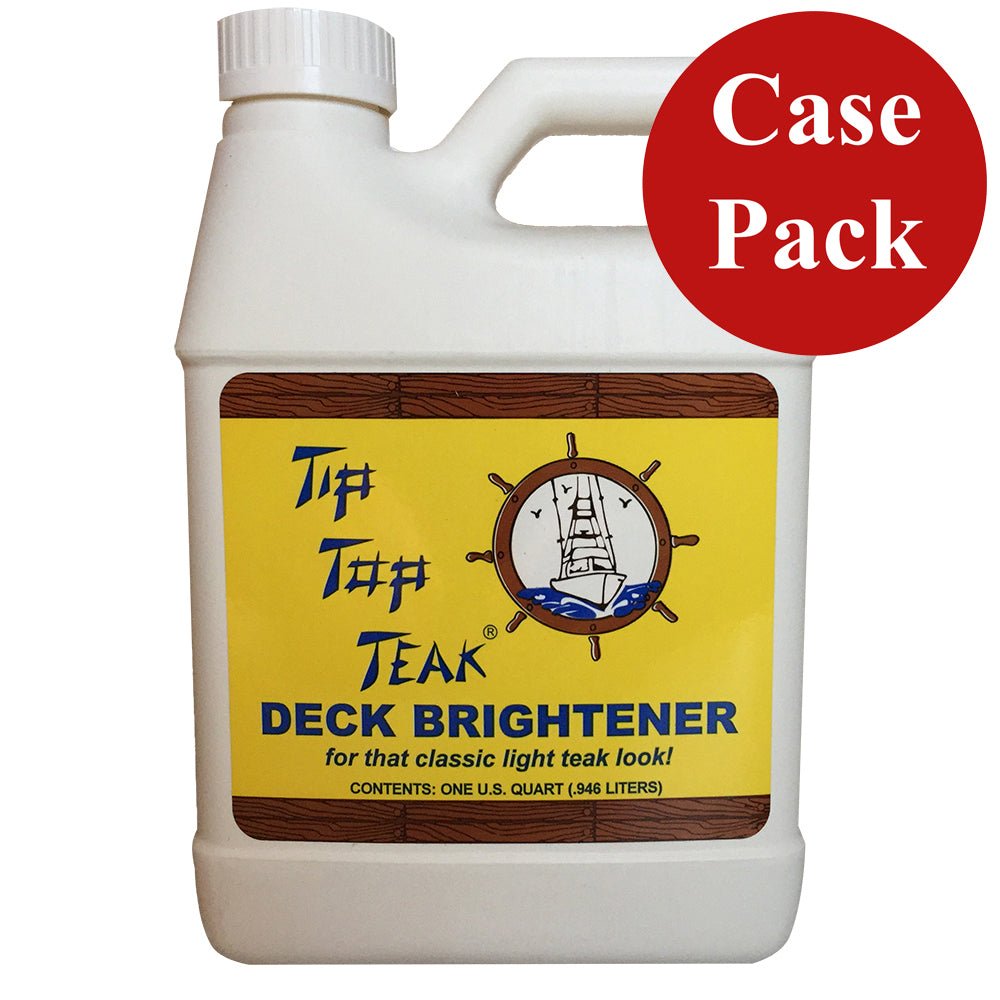 Tip Top Teak Tip Top Teak Deck Brightener - Quart - *Case of 12* [TB 3001CASE] - Houseboatparts.com