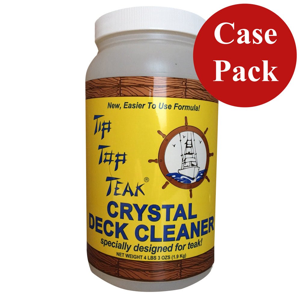 Tip Top Teak Tip Top Teak Crystal Deck Cleaner - Half Gallon (4lbs 3oz) - *Case of 6* [TC 2001CASE] - Houseboatparts.com