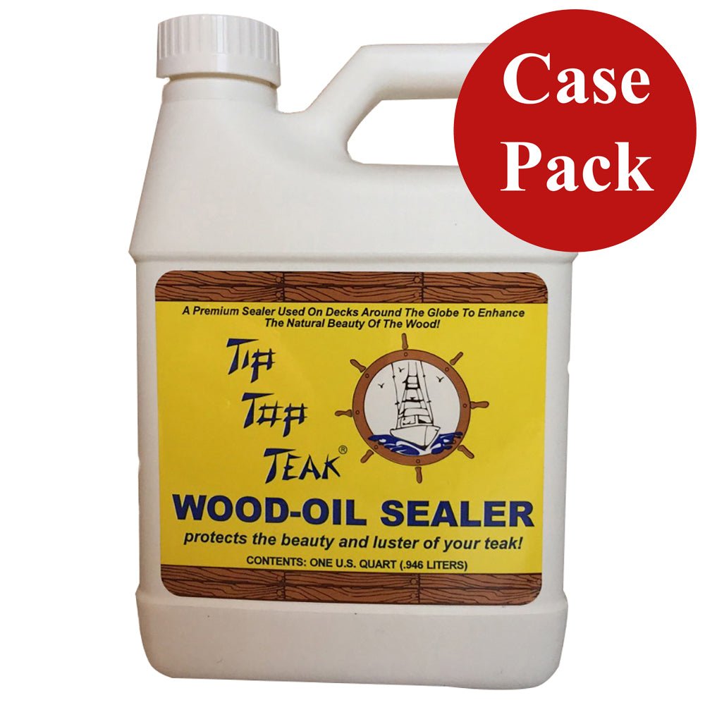 Tip Top Teak Tip Top Teak Wood Oil Sealer - Quart - *Case of 12* [TS 1001CASE] - Houseboatparts.com