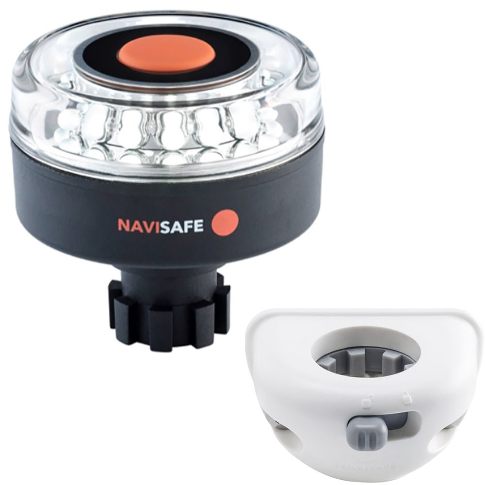 Navisafe Navilight 360 2NM w/Navibolt Base Vertical Mount - White [042KIT6] - Houseboatparts.com