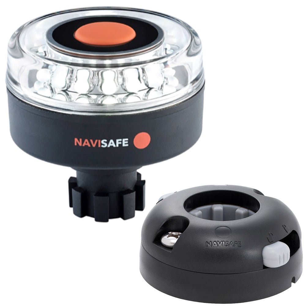 Navisafe Navilight 360 2NM w/Navibolt Base Horizontal Mount - Black [042KIT7] - Houseboatparts.com