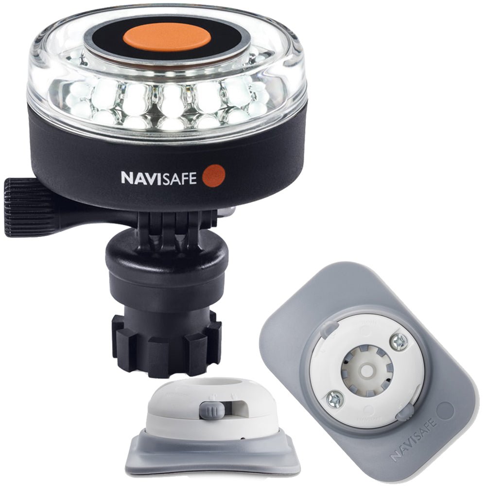 Navisafe Navilight 360 2NM White w/Navimount Base RIB Mount - White [040KIT4] - Houseboatparts.com