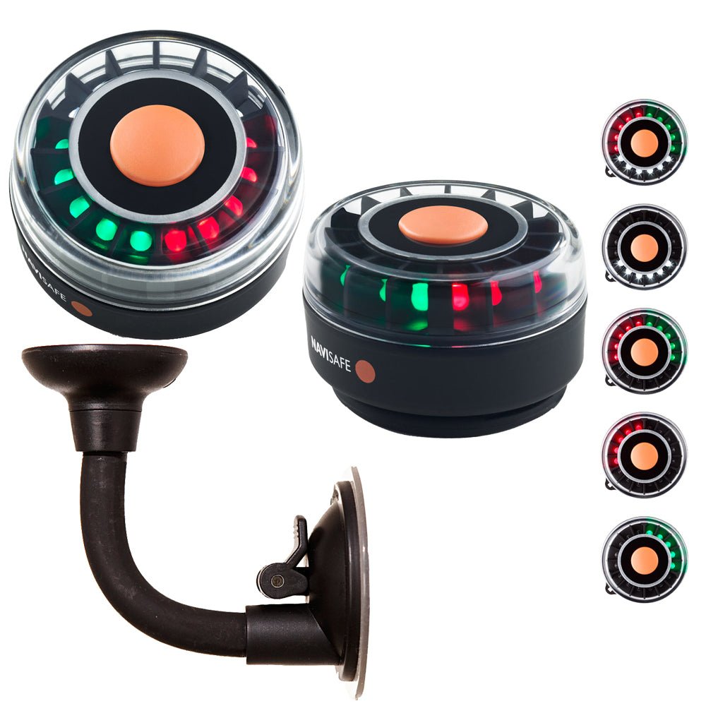 Navisafe Portable Navilight 2NM - TriColor w/Bendable Suction Cup Mount [305KIT2] - Houseboatparts.com