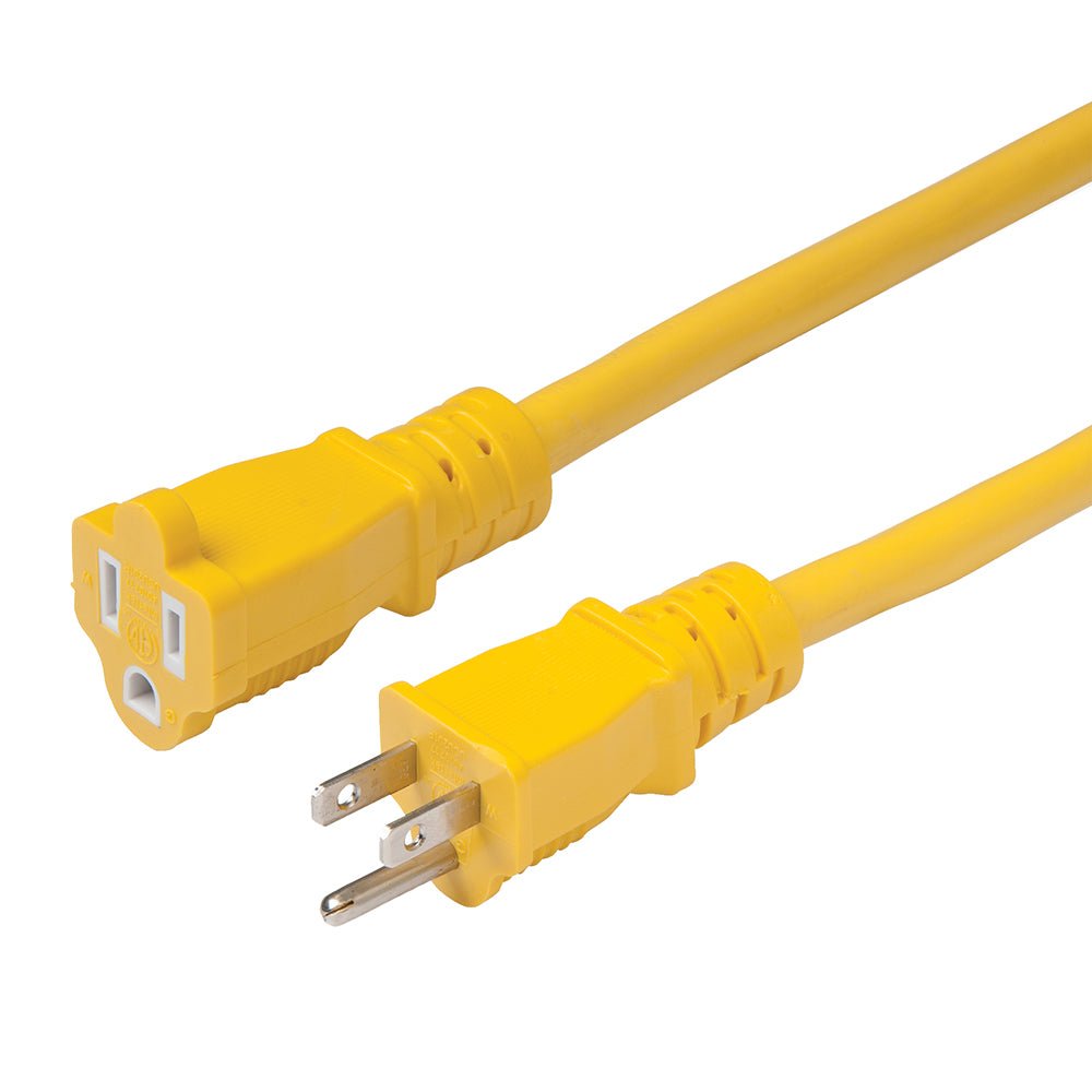 Marinco 15A 12/3 Heavy-Duty Extension Cord - 50 [151250] - Houseboatparts.com