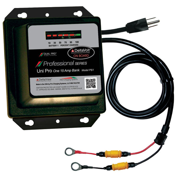 Dual Pro Professional Series Battery Charger - 15A - 1-Bank - 12V [PS1] - Houseboatparts.com