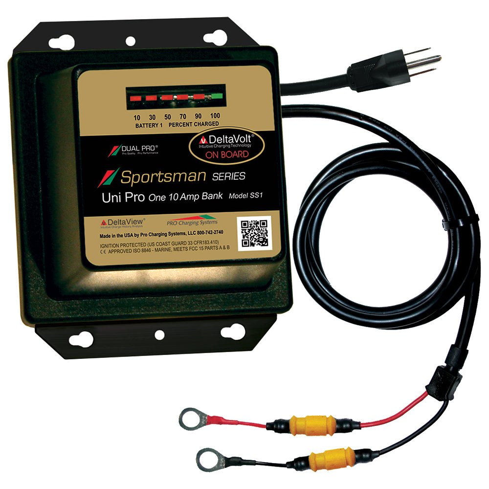 Dual Pro Sportsman Series Battery Charger - 10A - 1-Bank - 12V [SS1] - Houseboatparts.com