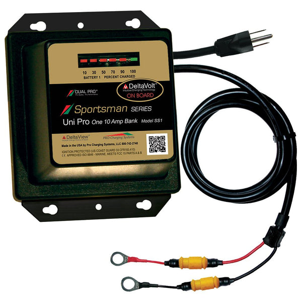 Dual Pro Sportsman Series Battery Charger - 10A - 1-Bank - 12V [SS1] - Houseboatparts.com