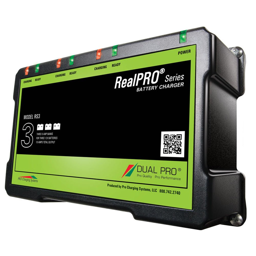 Dual Pro RealPRO Series Battery Charger - 18A - 3-6A-Banks - 12V-36V [RS3] - Houseboatparts.com