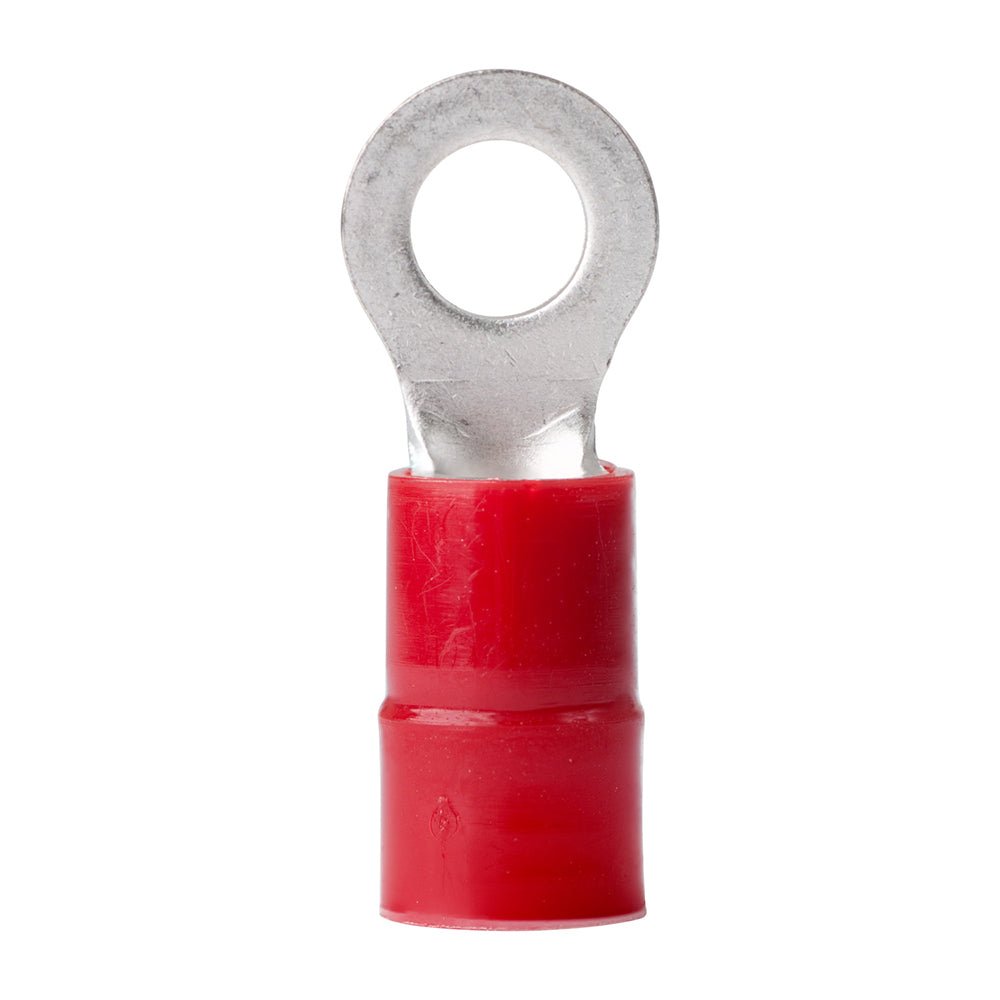 Ancor 8 AWG - 1/4" Nylon Ring Terminal - 100-Pack [222234] - Houseboatparts.com