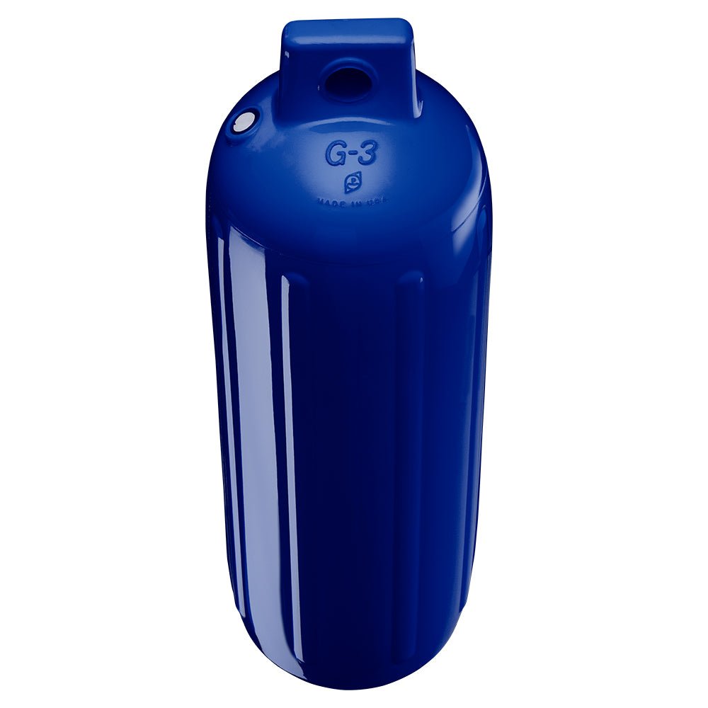 Polyform G-3 Twin Eye Fender 5.5" x 19" - Cobalt Blue w/Adapter [G-3-COBALT BLUE] - Houseboatparts.com