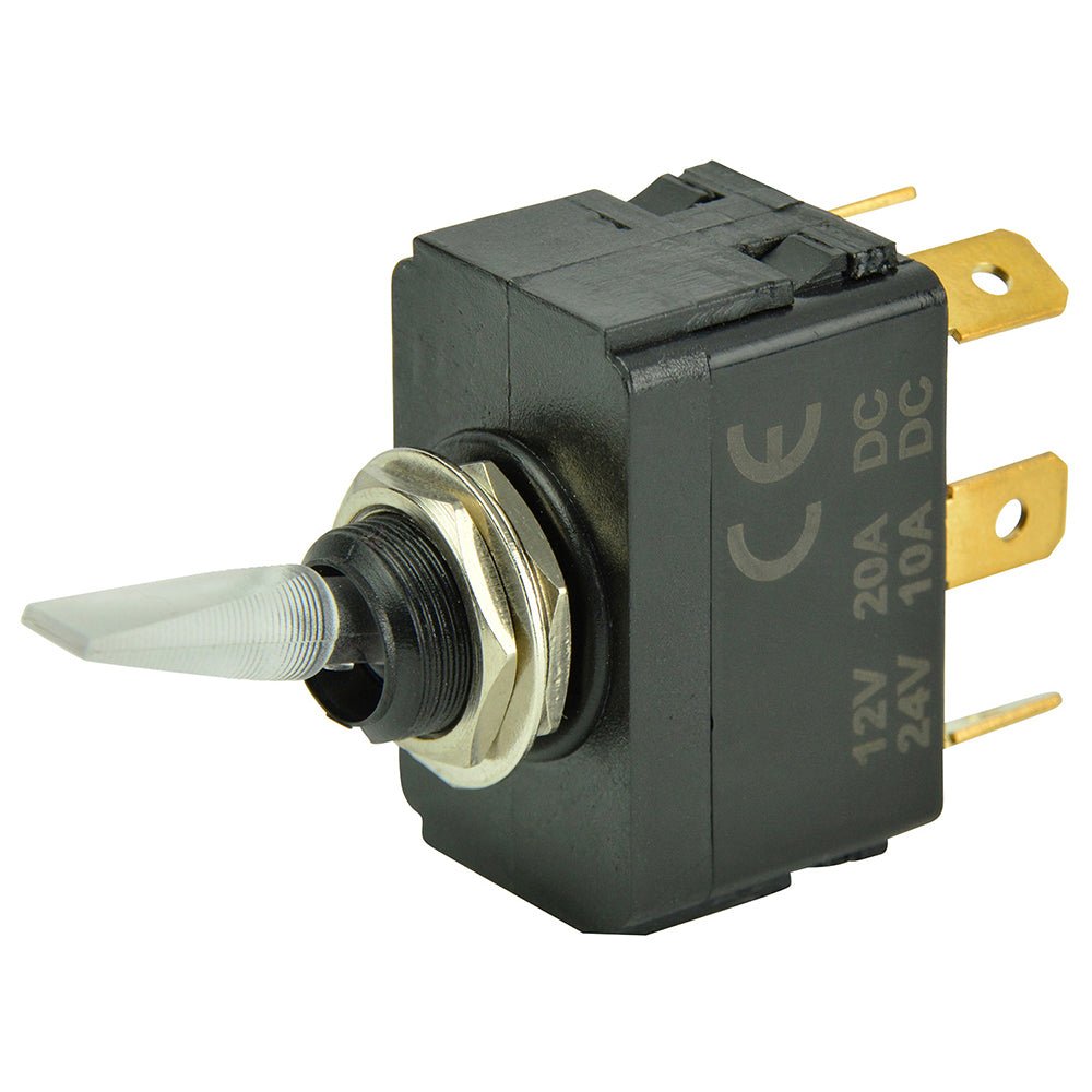 BEP SPDT Lighted Toggle Switch - ON/OFF/ON [1001907] - Houseboatparts.com