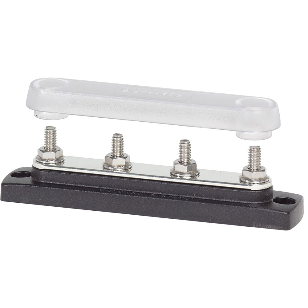 Blue Sea 2307 Common 150A BusBar - (4) 1/4"-20 Studs w/Cover [2307] - Houseboatparts.com