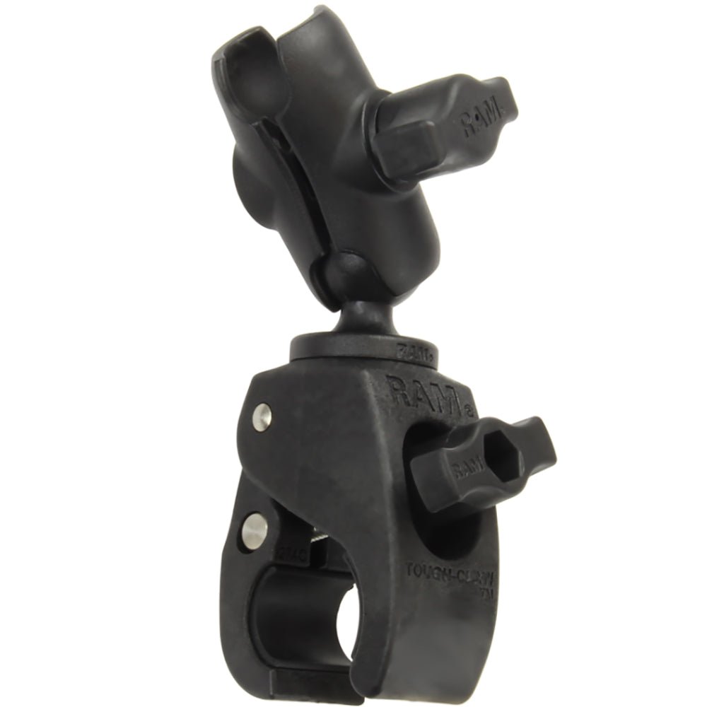 RAM Mount Tough-Claw Small Clamp Mount w/Double Socket Arm - 1" Ball [RAM-B-400-201-AU] - Houseboatparts.com