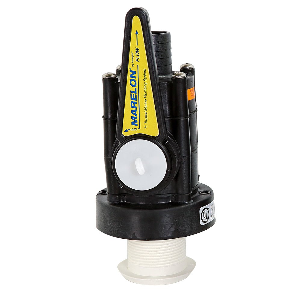Forespar Marelon Full-Flow Seacock 1-1/2" Mushroom Through-Hull [904046ABYC] - Houseboatparts.com