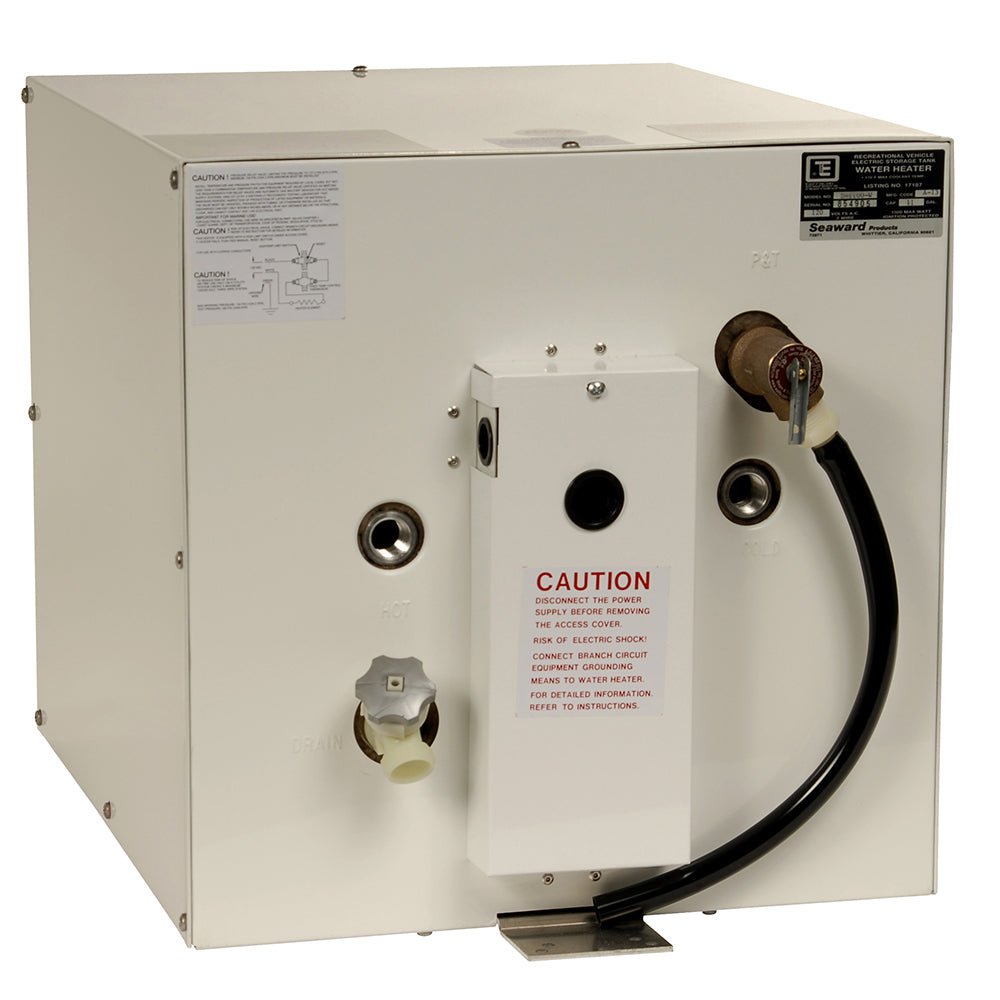 Whale Seaward 6 Gallon Hot Water Heater - White Epoxy - 240V - 3000W [S650EW - 3000] - Houseboatparts.com