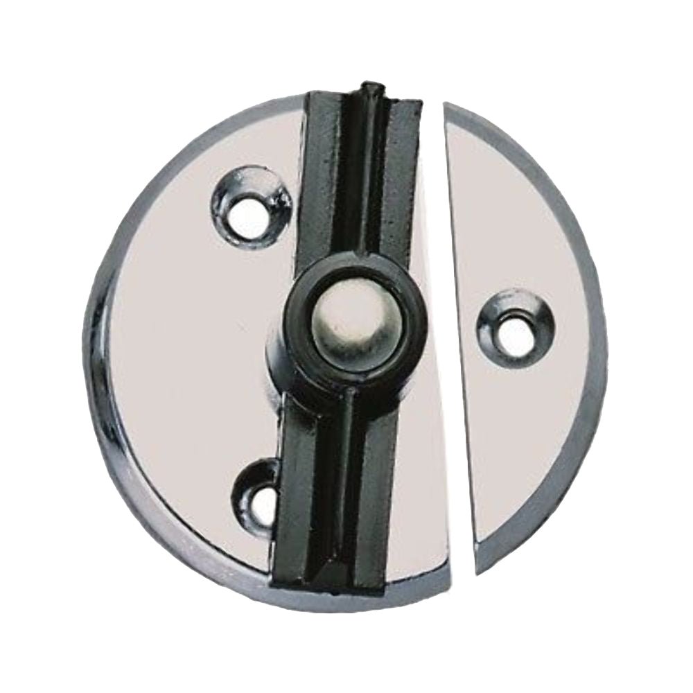 Perko Door Button w/Spring [1216DP0CHR] - Houseboatparts.com