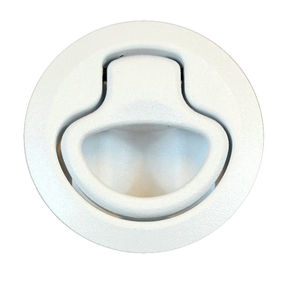 Southco Flush Pull Latch - Push To Close - Medium - White [M1-61-1] - Houseboatparts.com