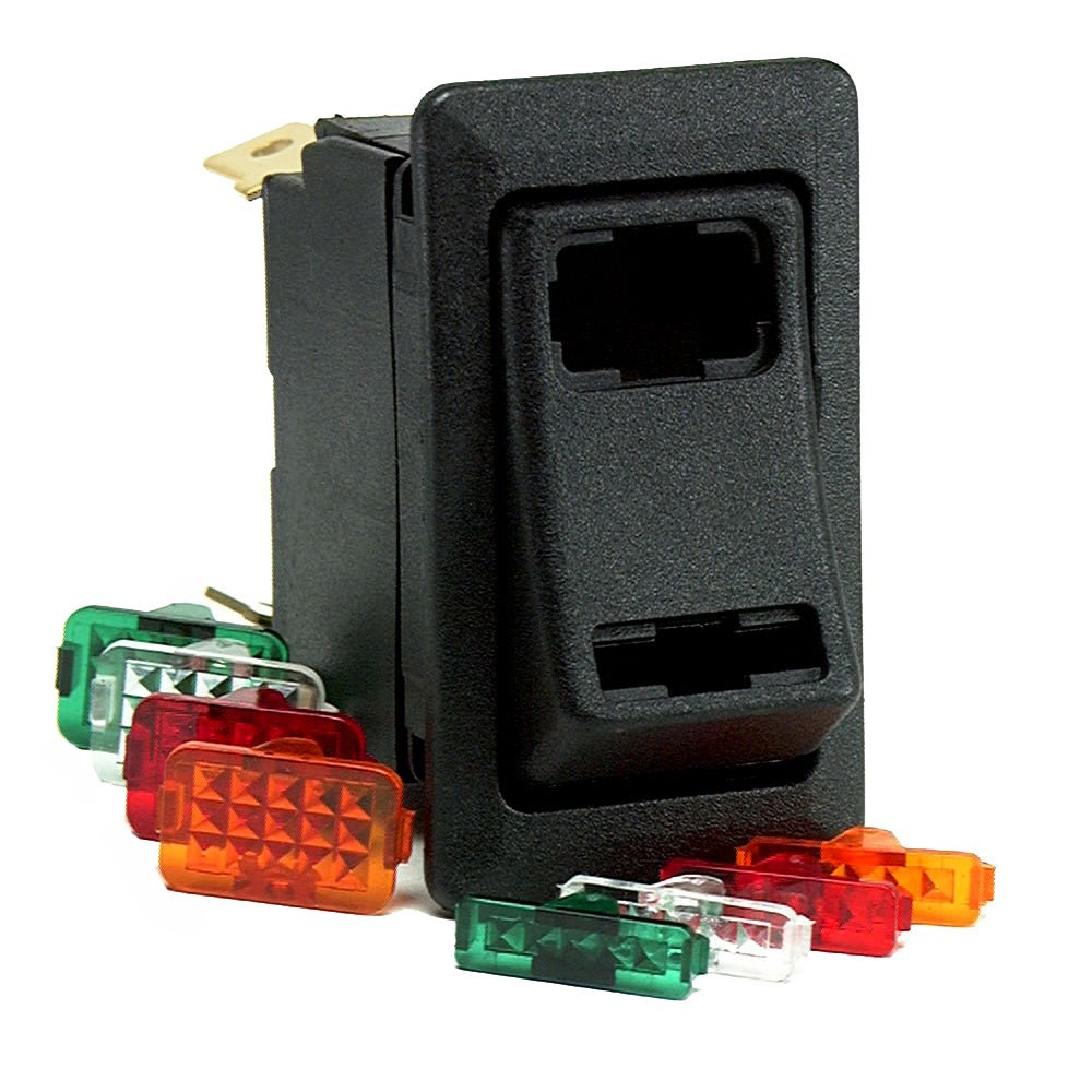 Cole Hersee Lighted Rocker Switch SPDT On-Off-On 4 Blade [58328-103-BP] - Houseboatparts.com