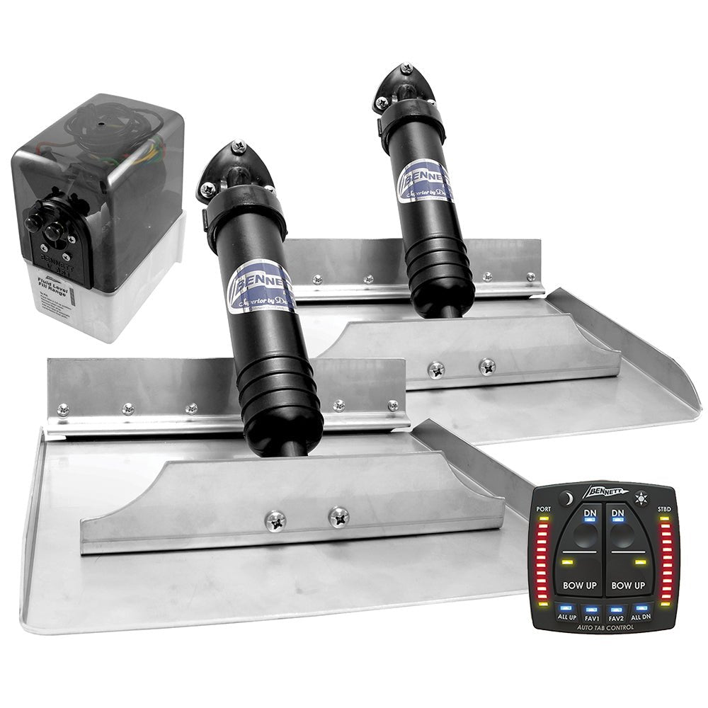 Bennett 129ATP Hydraulic Trim Tab Complete Kit w/Auto Trim Pro [129ATP] - Houseboatparts.com