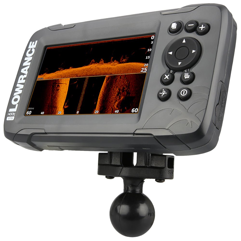 RAM Mount C Size 1.5" Fishfinder Ball Adapter for the Lowrance Hook2 Series [RAM-202-LO12] - Houseboatparts.com