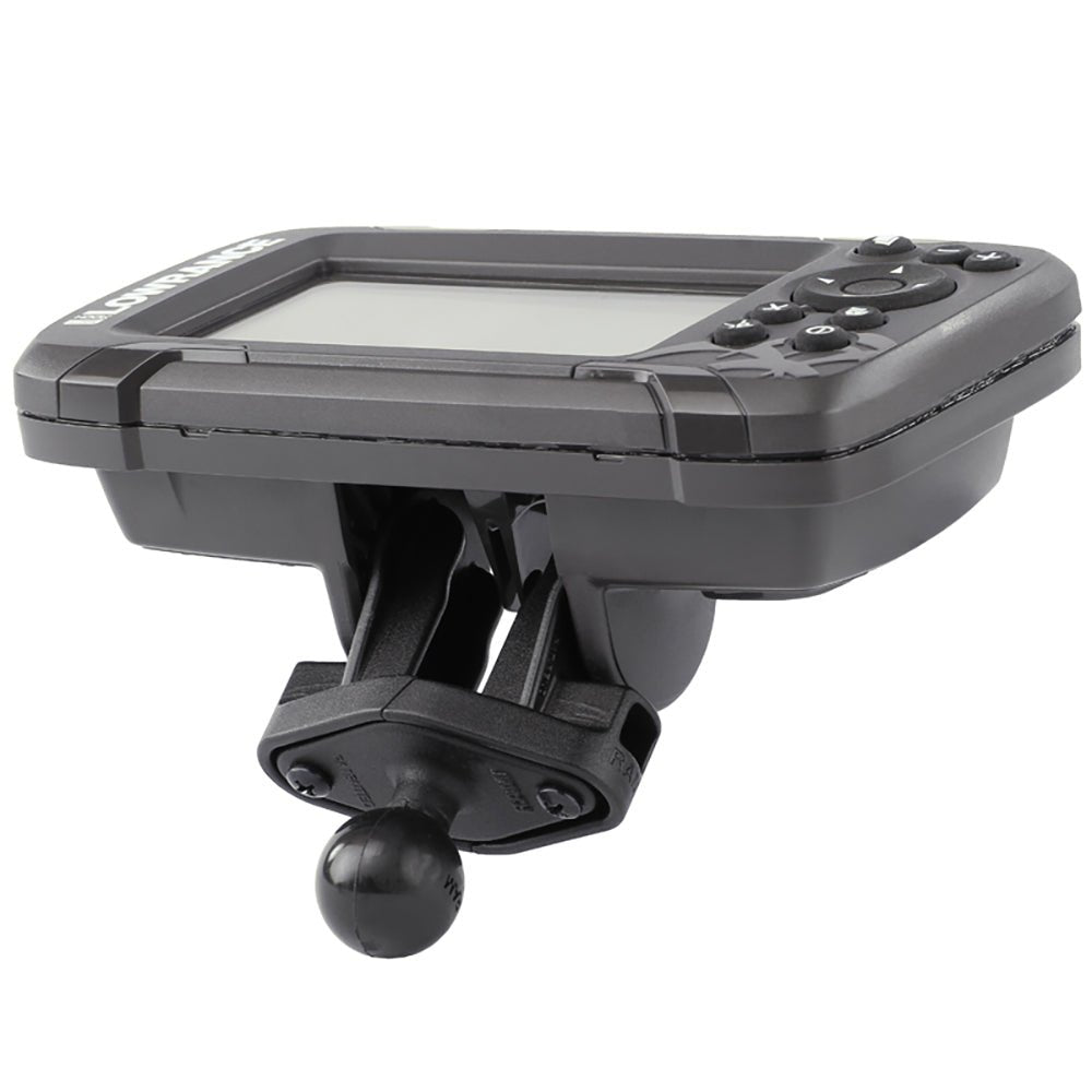 RAM Mount B Size 1" Fishfinder Mount for the Lowrance Hook2 Series [RAM-B-101-LO12] - Houseboatparts.com