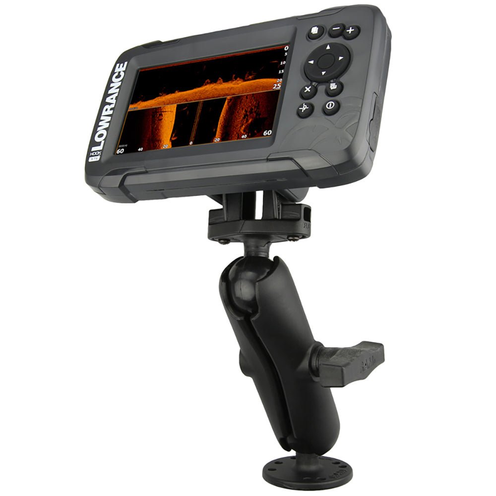 RAM Mount C Size 1.5" Fishfinder Mount for the Lowrance Hook2 Series [RAM-101-LO12] - Houseboatparts.com