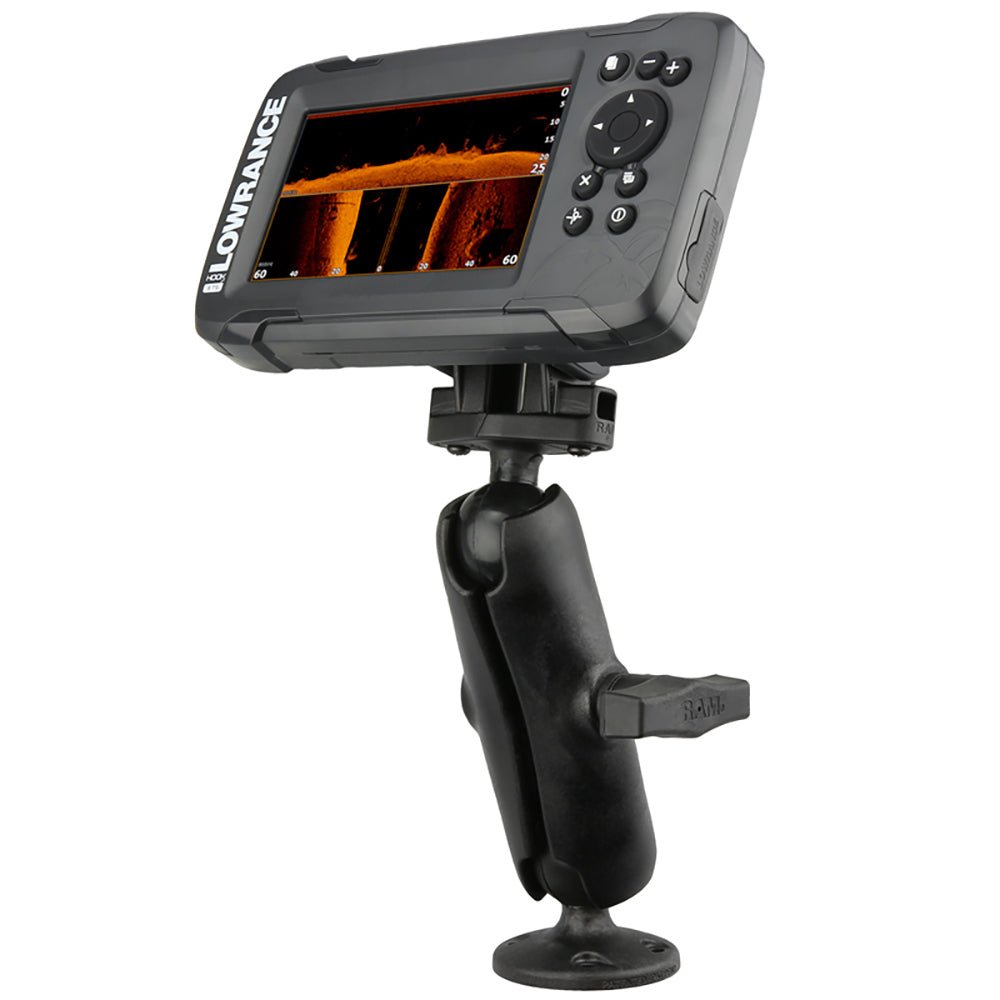 RAM Mount C Size 1.5" Composite Fishfinder Mount for the Lowrance Hook2 Series [RAP-101-LO12] - Houseboatparts.com