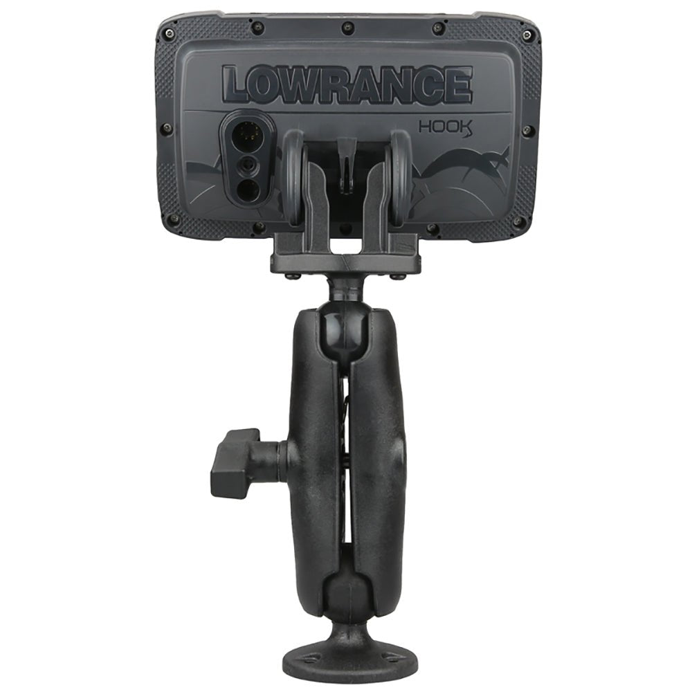 RAM Mount C Size 1.5" Composite Fishfinder Mount for the Lowrance Hook2 Series [RAP-101-LO12] - Houseboatparts.com