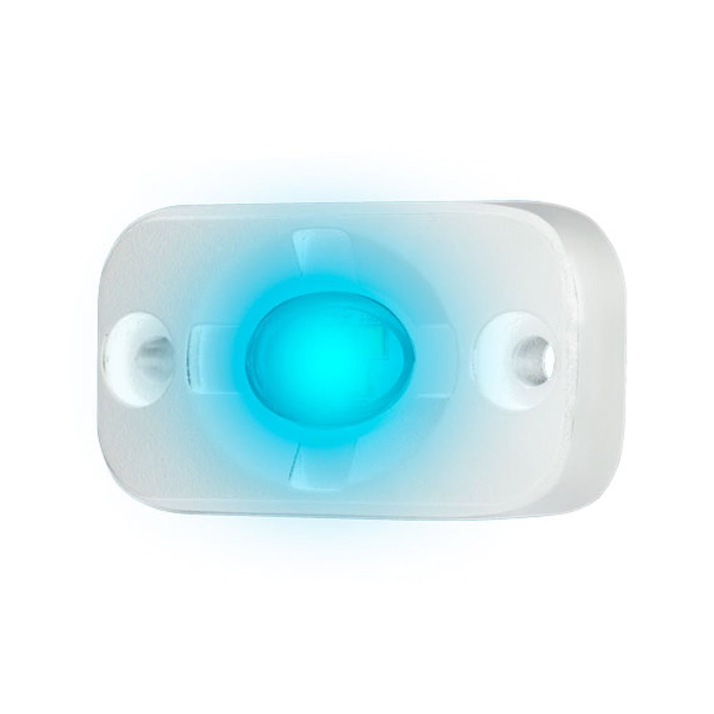 HEISE Marine Auxiliary Accent Lighting Pod - 1.5" x 3" - White/Blue [HE-ML1B] - Houseboatparts.com