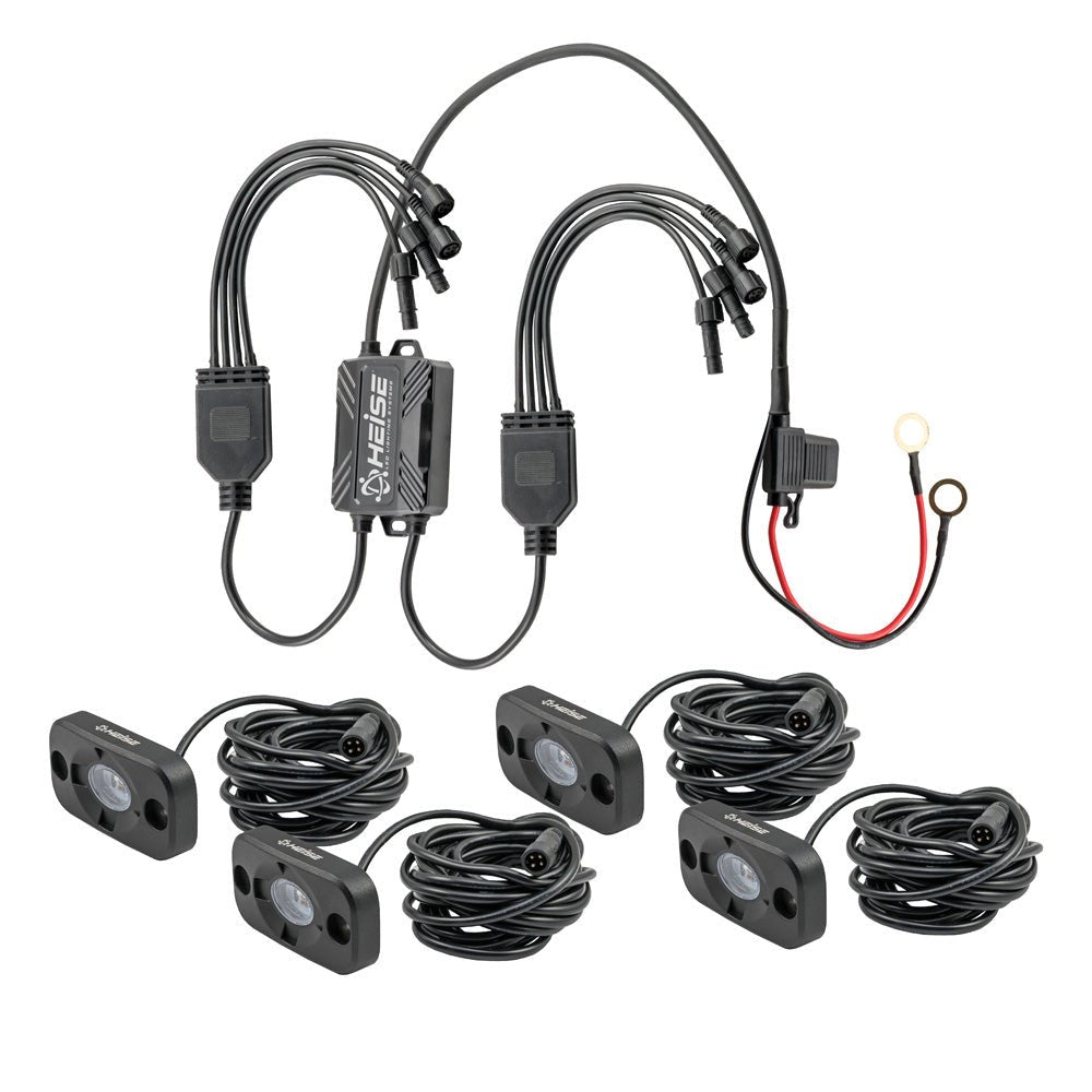 HEISE RGB Accent Lighting Kit - 4 Pack [HE-4TLRGBK] - Houseboatparts.com