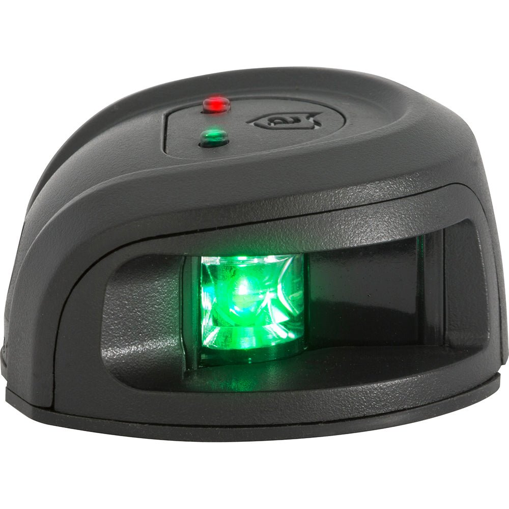 Attwood LightArmor Bow Mount Navigation Light - Composite Black - Bi-Color - 2NM [NV2002PB-7] - Houseboatparts.com