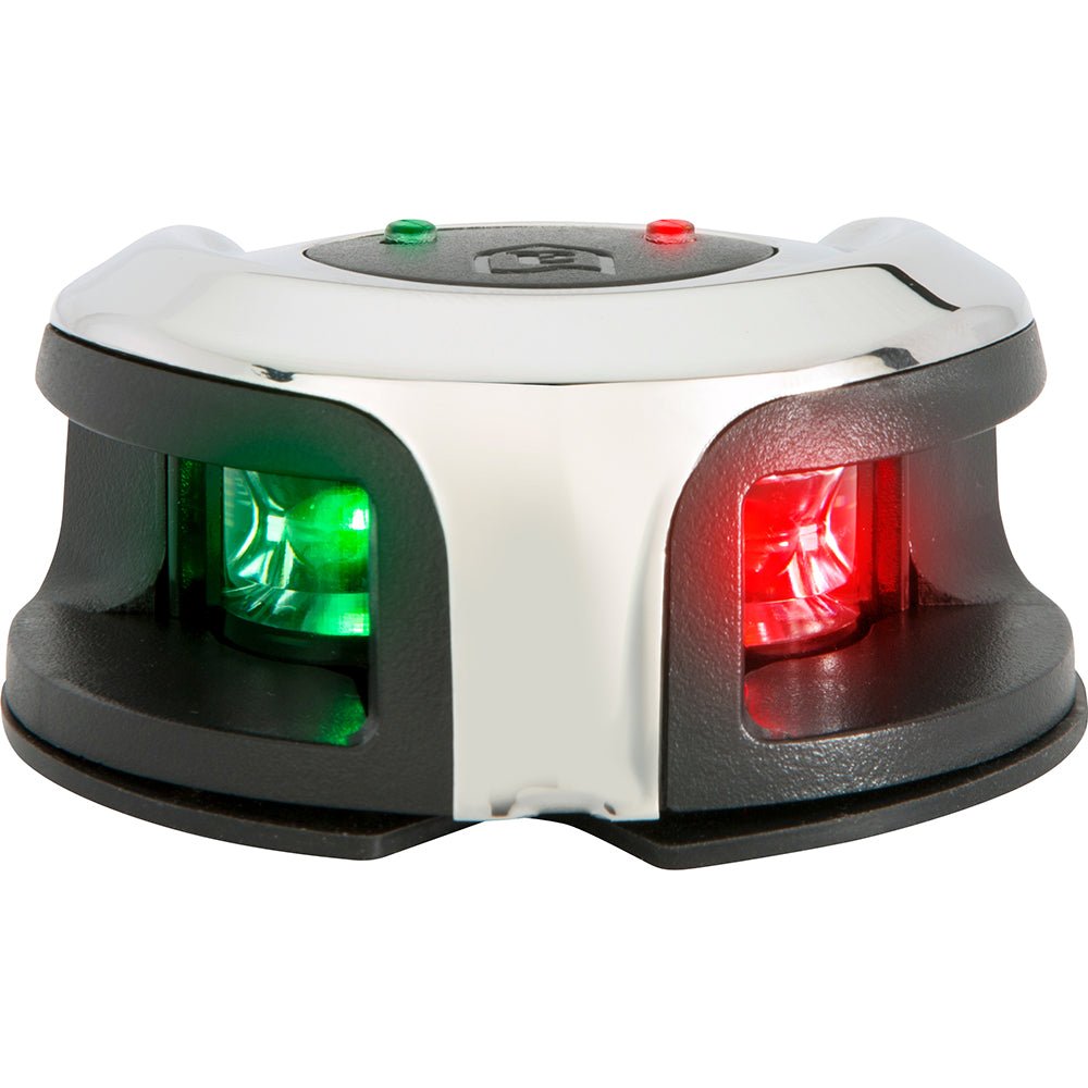 Attwood LightArmor Bow Mount Navigation Light - Stainless Steel - Bi-Color - 2NM [NV2002SS-7] - Houseboatparts.com