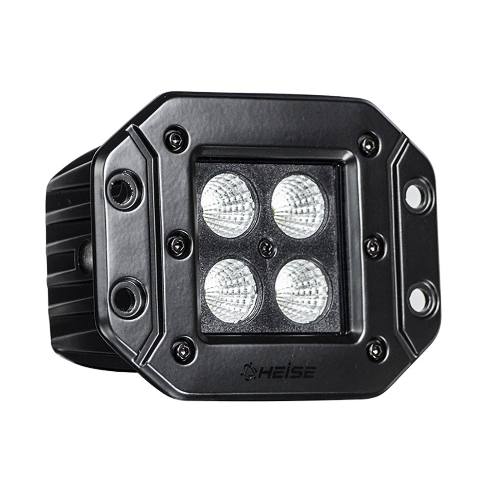 HEISE Blackout LED Cube Light - Flush Mount - 3" [HE-BFMCL2] - Houseboatparts.com