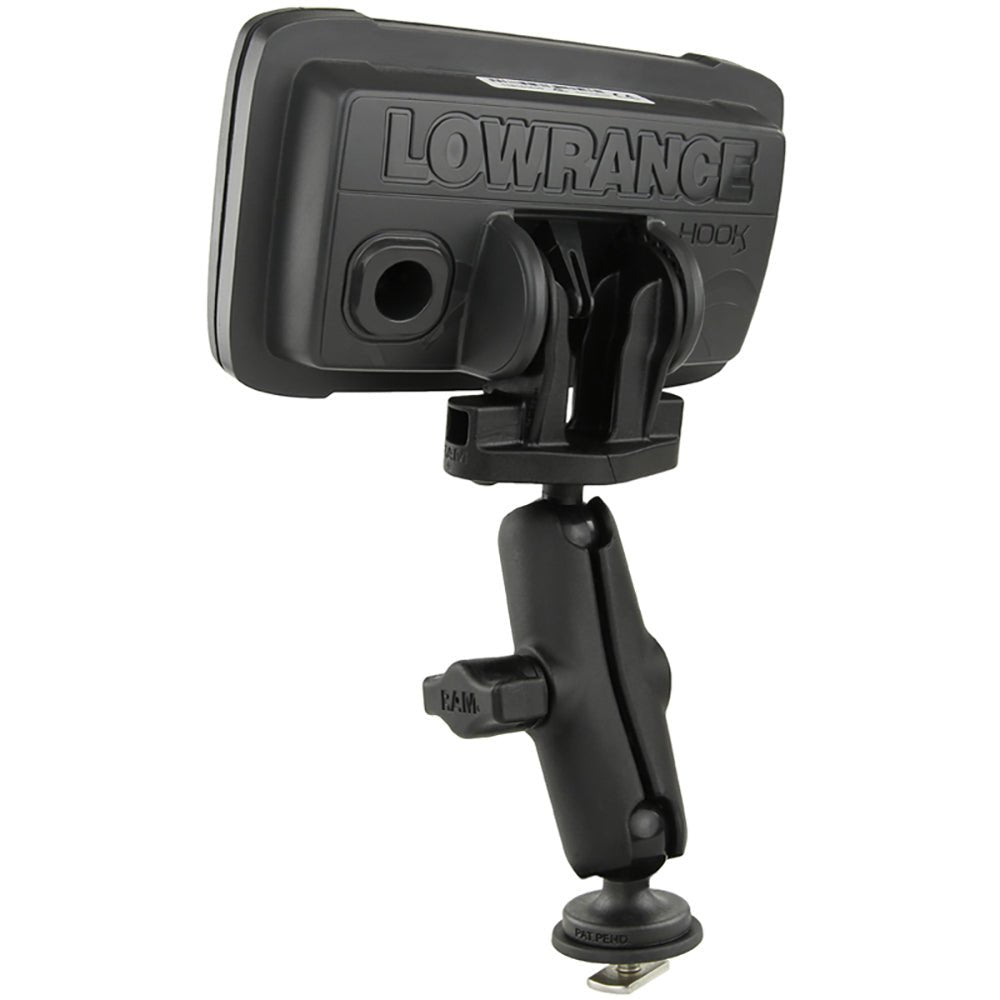 RAM Mount Fishfinder Mount f/Lowrance Hook2Series - 1" Track Mount [RAM-B-LO12-354-TRA1] - Houseboatparts.com