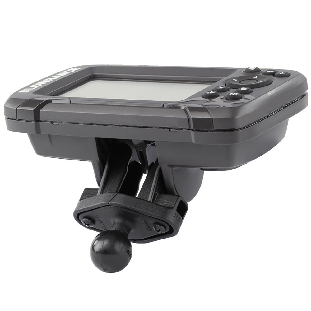 RAM Mount Fishfinder Mount f/Lowrance Hook2Series - 1" Track Mount [RAM-B-LO12-354-TRA1] - Houseboatparts.com