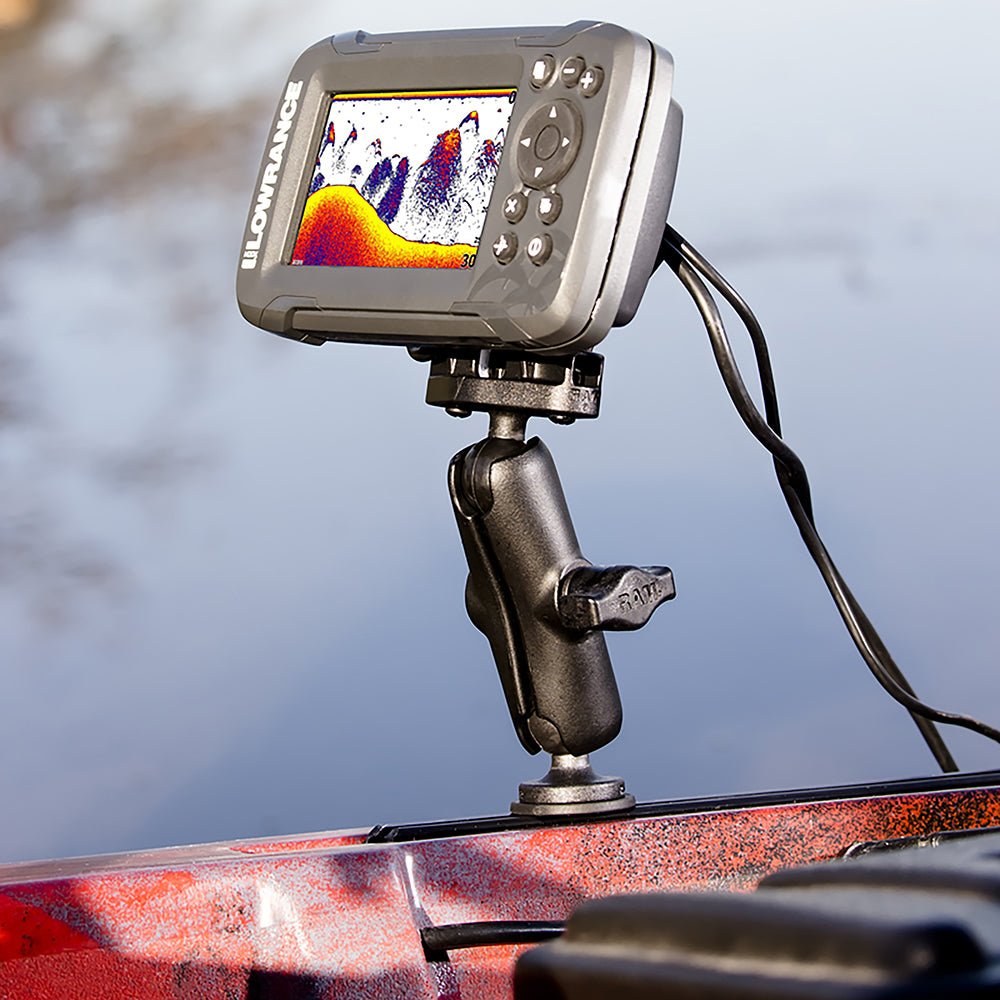 RAM Mount Fishfinder Mount f/Lowrance Hook2Series - 1" Track Mount [RAM-B-LO12-354-TRA1] - Houseboatparts.com