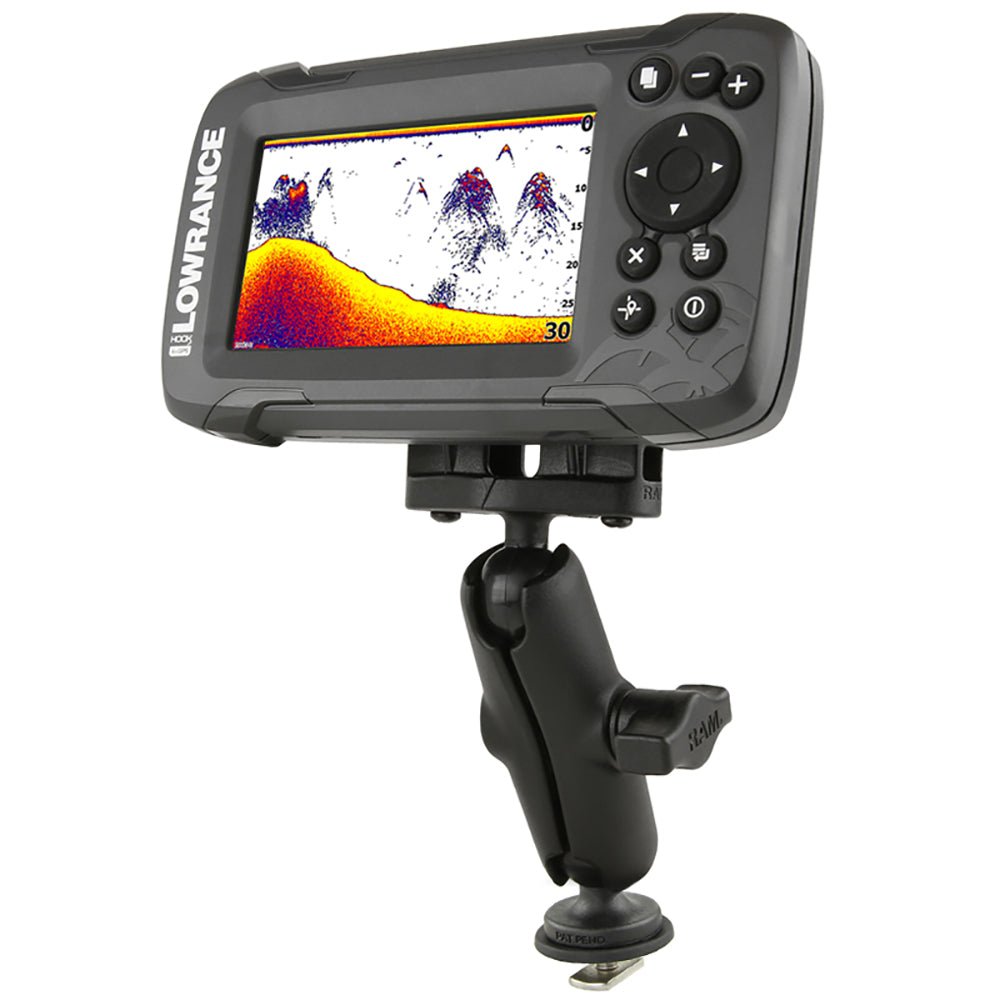 RAM Mount Fishfinder Mount f/Lowrance Hook2Series - 1" Track Mount [RAM-B-LO12-354-TRA1] - Houseboatparts.com