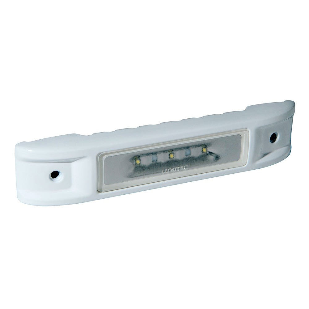 Lumitec Ibiza LED Engine Room Light - Non-Dimming White - White Finish [101520] - Houseboatparts.com