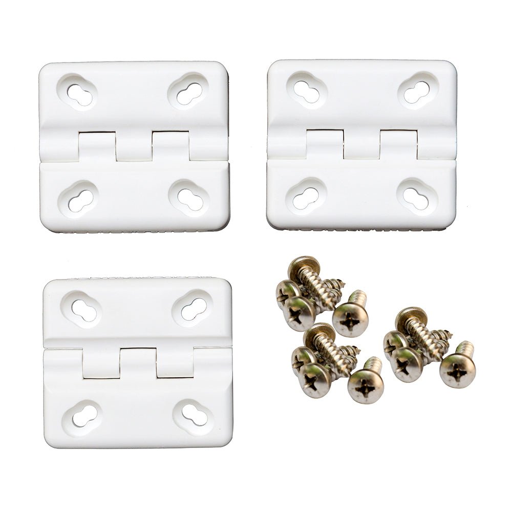 Cooler Shield Replacement Hinge f/Coleman Rubbermaid Coolers - 3 - Pack [CA76313] - Houseboatparts.com
