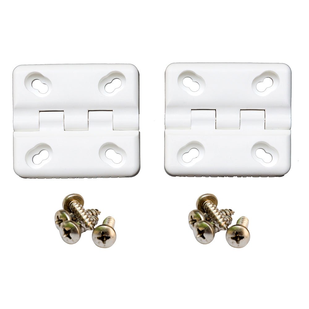 Cooler Shield Replacement Hinge f/Coleman Rubbermaid Coolers - 2 Pack [CA76312] - Houseboatparts.com