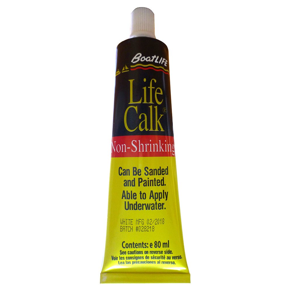 BoatLIFE Life-Calk Sealant Tube - Non-Shrinking - 2.8 FL. Oz - White [1030] - Houseboatparts.com