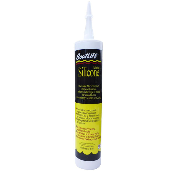 BoatLIFE Silicone Rubber Sealant Cartridge - Clear [1150] - Houseboatparts.com