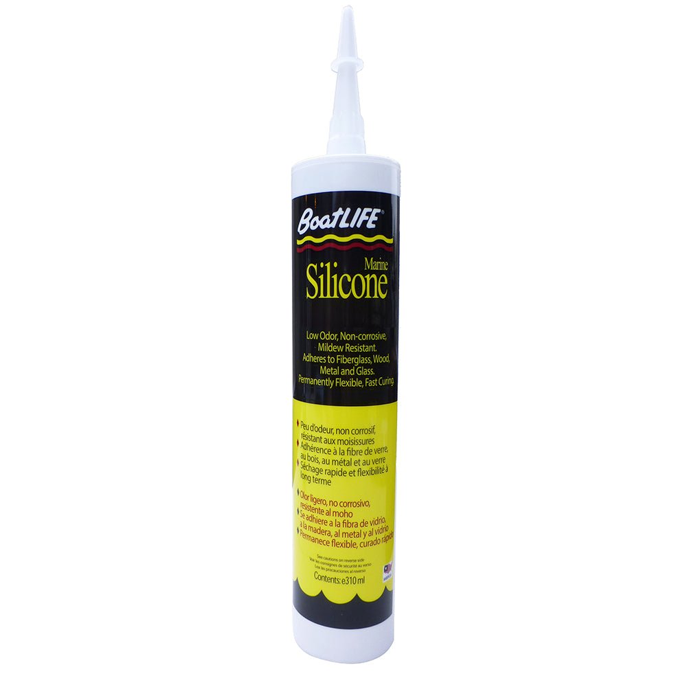 BoatLIFE Silicone Rubber Sealant Cartridge - White [1151] - Houseboatparts.com