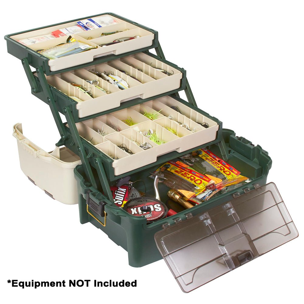 Plano Hybrid Hip 3-Tray Tackle Box - Forest Green [723300] - Houseboatparts.com
