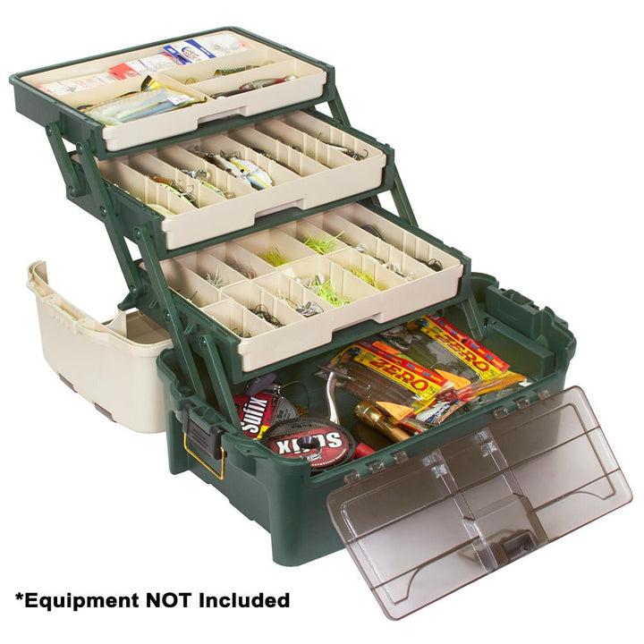 Plano Hybrid Hip 3-Tray Tackle Box - Forest Green [723300] - Houseboatparts.com