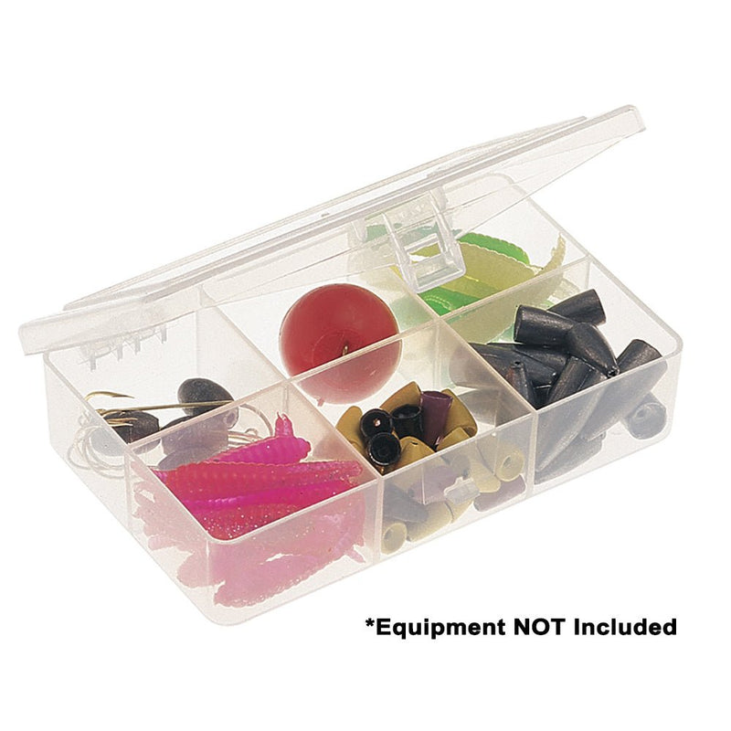 Plano Six-Compartment Tackle Organizer - Clear [344860] - Houseboatparts.com