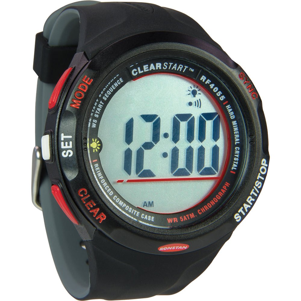 Ronstan RF4055 ClearStart 50mm Sailing Watch - Black/Grey [RF4055A] - Houseboatparts.com